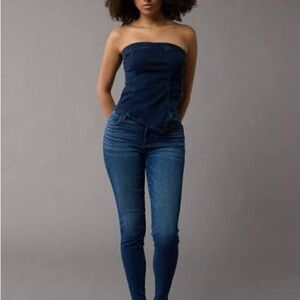 American eagle curvy high rise jegging jeans